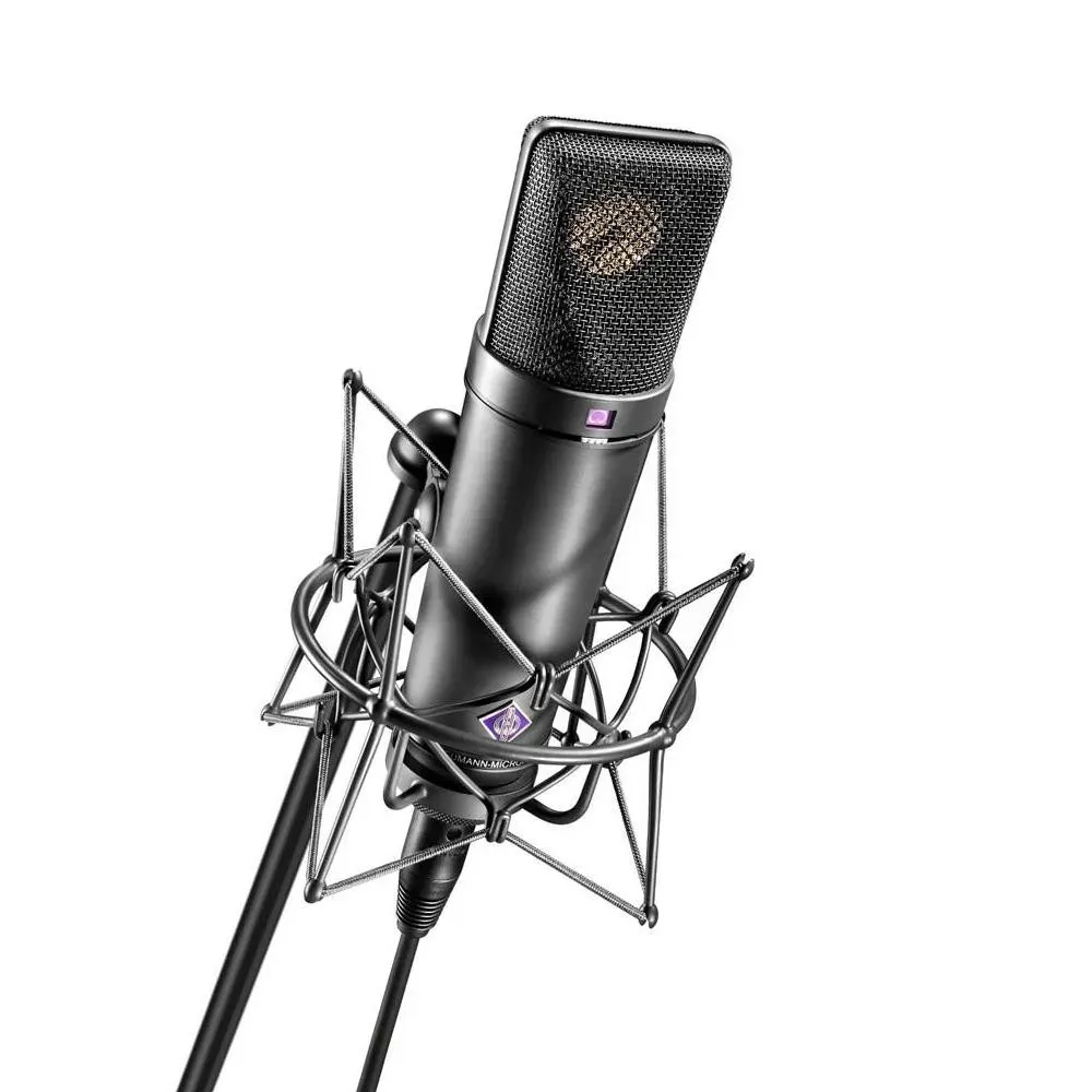 Neumann U87AI Black Large Diaphragm Studio Condenser Microphone Set — view 2