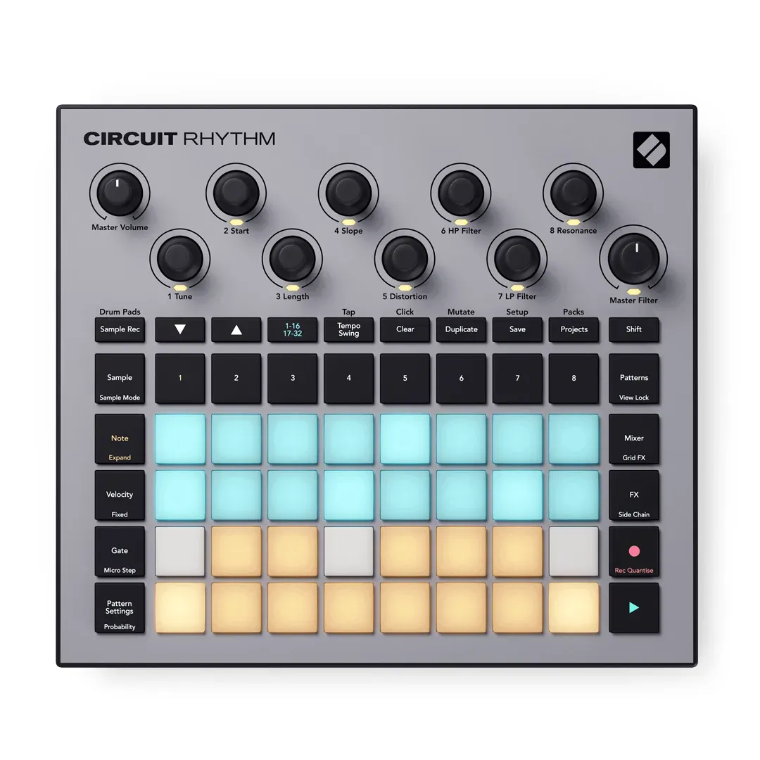 Novation Circuit Rhythm Groovebox with Sample Import