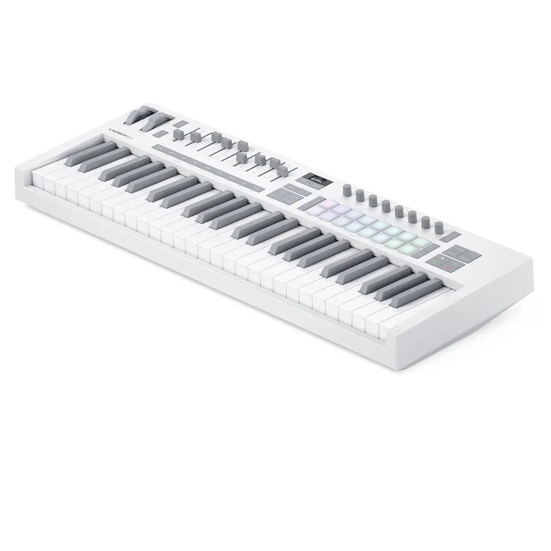 Novation Launchkey 49 MK4 49-Key Keyboard Controller — White — view 3