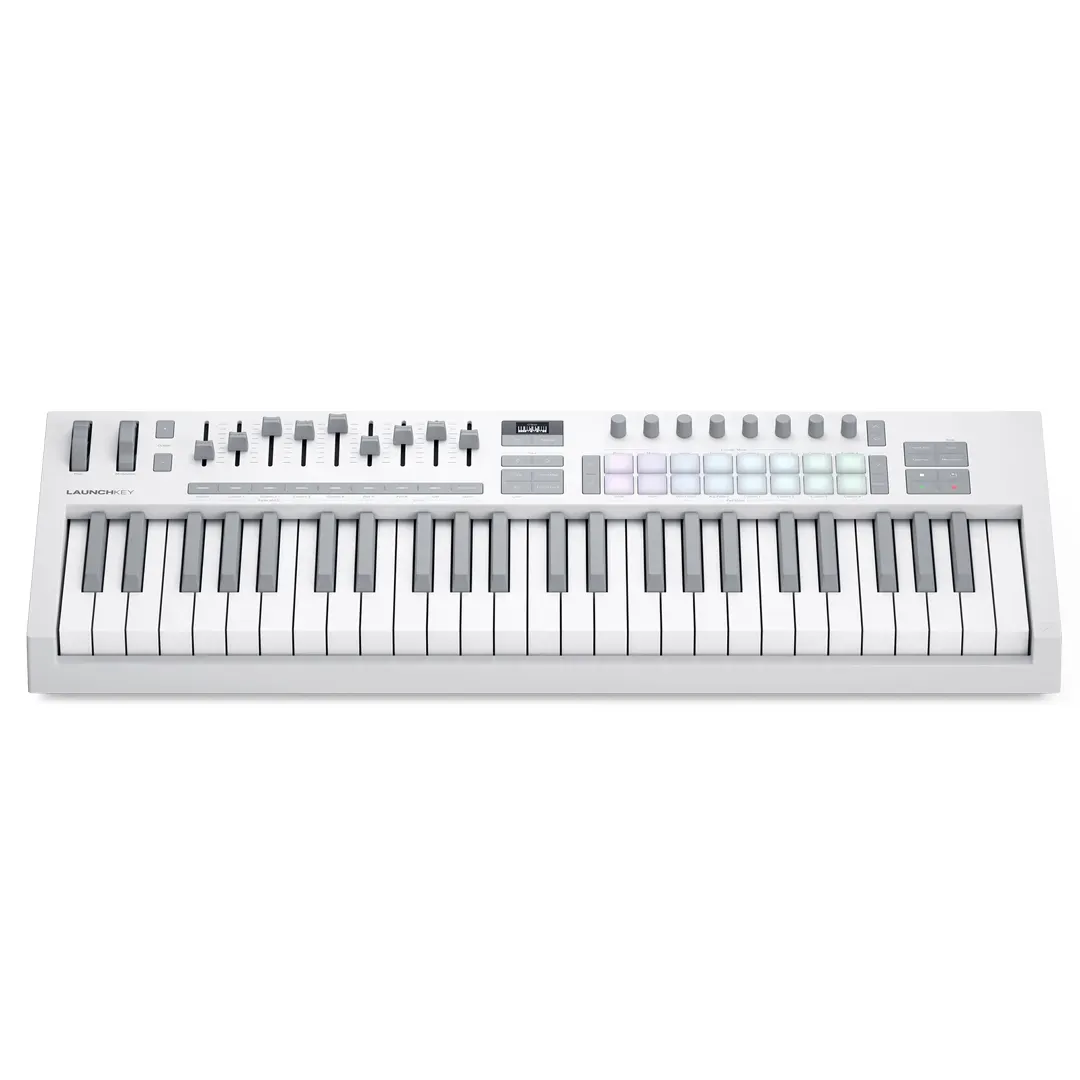 Novation Launchkey 49 MK4 49-Key Keyboard Controller — White — view 4
