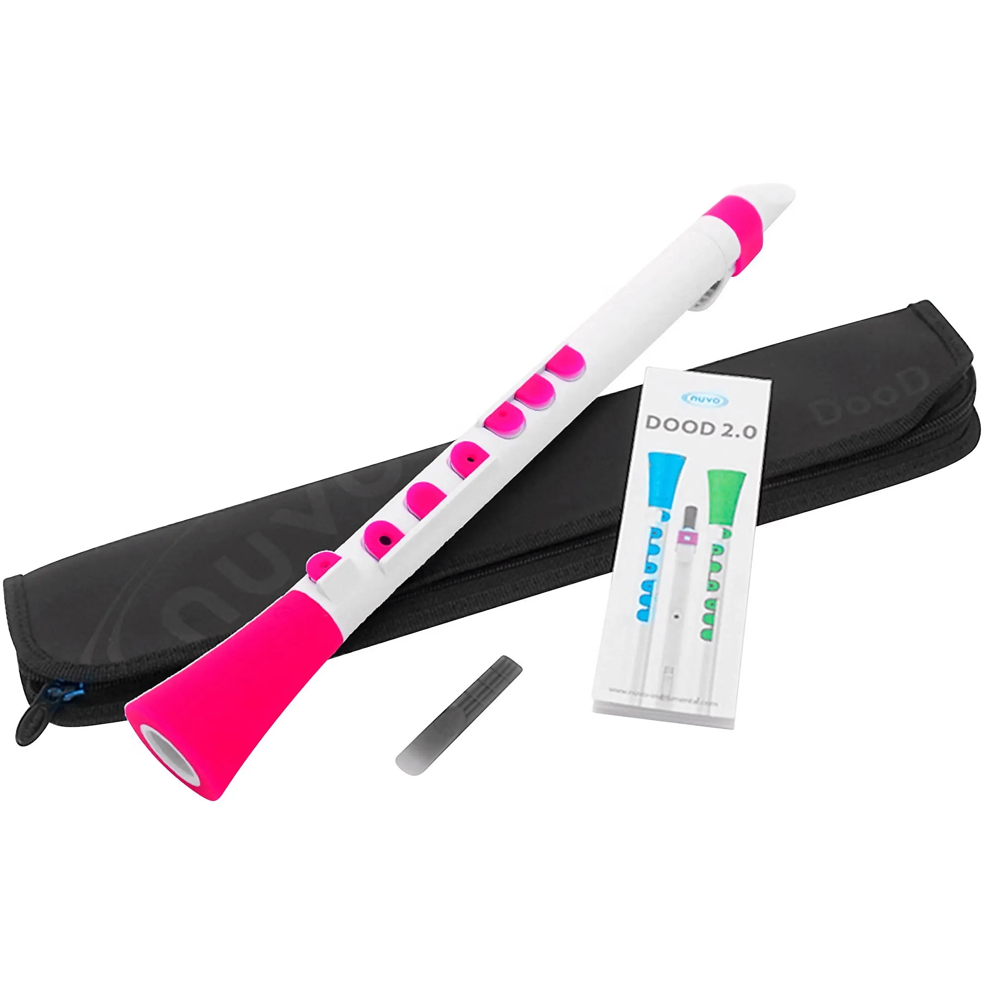 Demo Nuvo Dood Clarinet – Pink and White — view 2