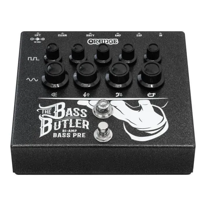 Orange Bass Butler Bi Amp Bass Pre Amp Effects Pedal — view 2