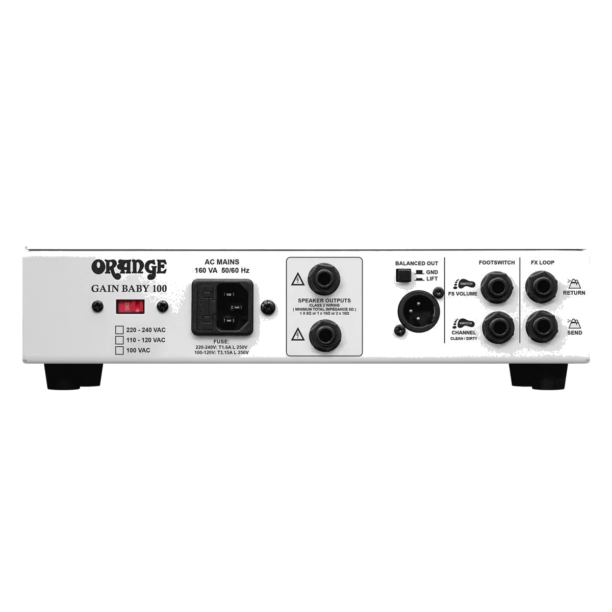 Orange Gain Baby 100W Amplifier Head — view 3