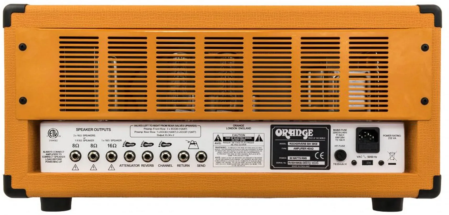 Orange Rockerverb 50 MKIII - 50-watt 2-channel Tube Head — view 4