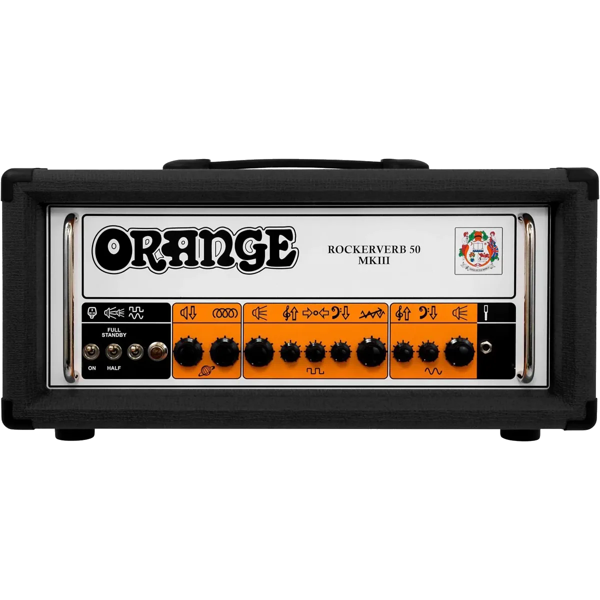 Orange Rockerverb 50 MKIII - 50-watt 2-channel Black Tube Head