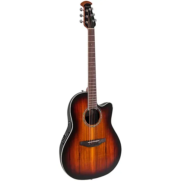 Ovation Celebrity Traditional Plus CS28P Super Shallow Electro-Acoustic Guitar - Koa Burst — view 2