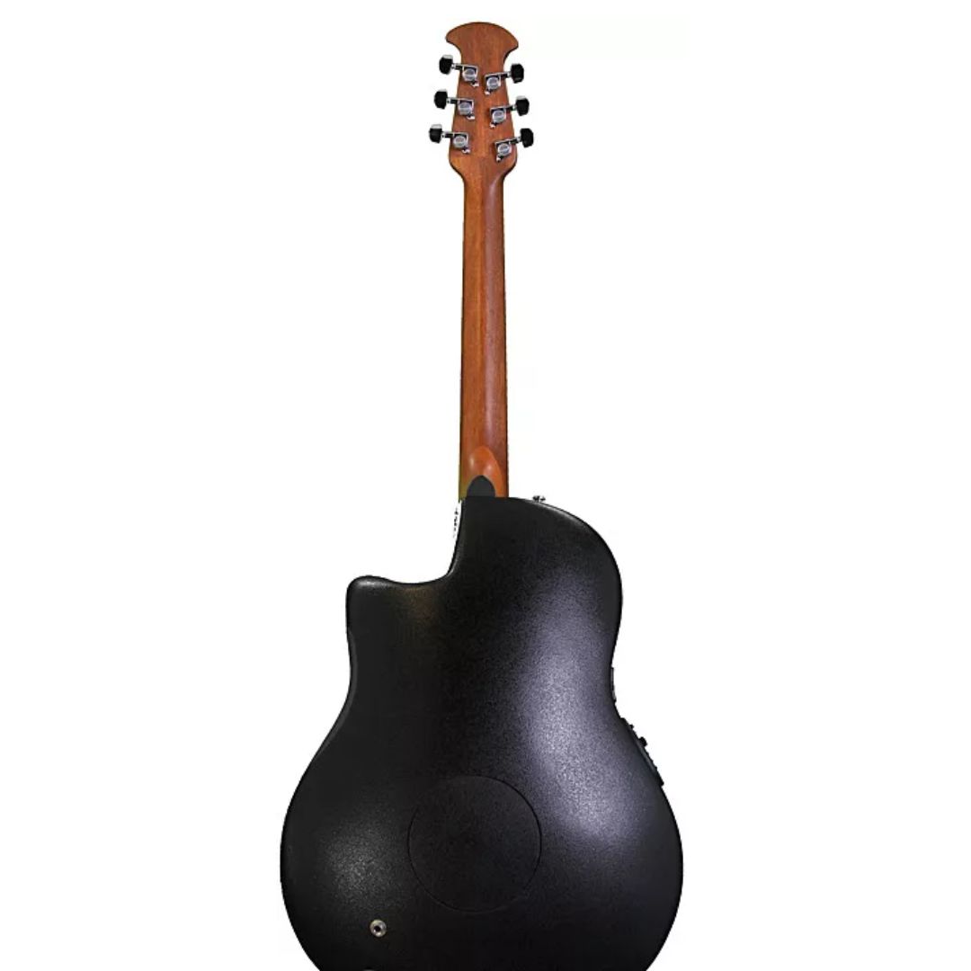 Ovation Celebrity Elite Mid-depth Acoustic-electric Guitar – Reverse Red Burst — view 3