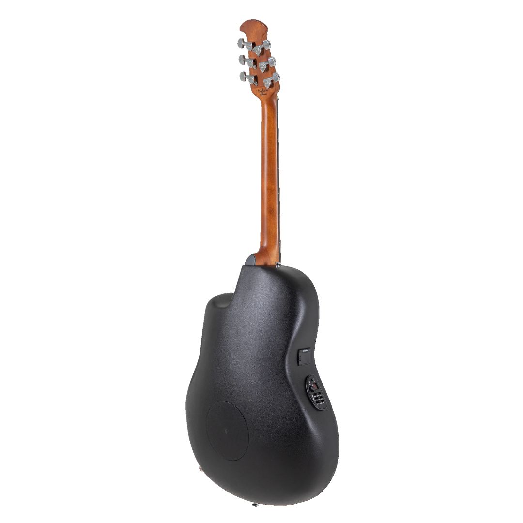 Ovation Celebrity Elite Mid-depth Acoustic-electric Guitar – Reverse Red Burst — view 4