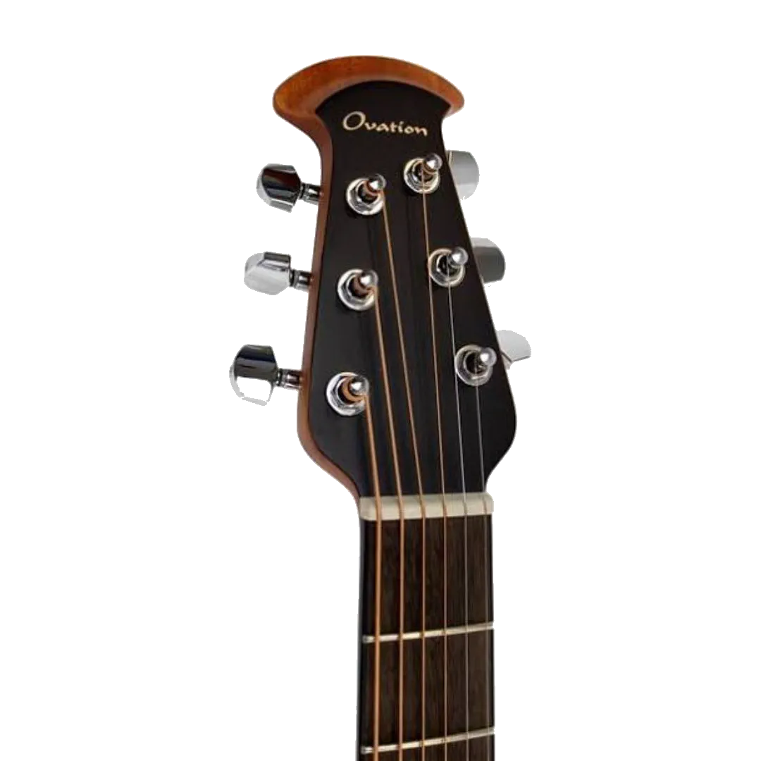 Ovation Celebrity Elite CE44-RBB Mid-Depth Acoustic-Electric Guitar – Reverse Blue Burst — view 6