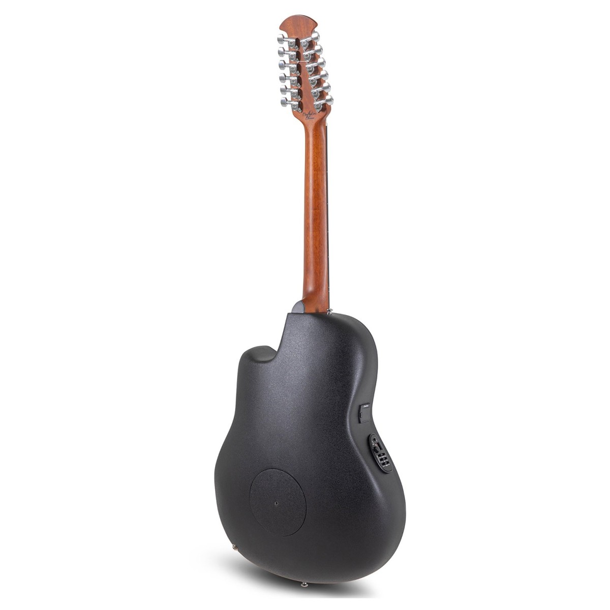Ovation Elite Celebrity Mid-depth 12-string Acoustic-electric Guitar – Black — view 7