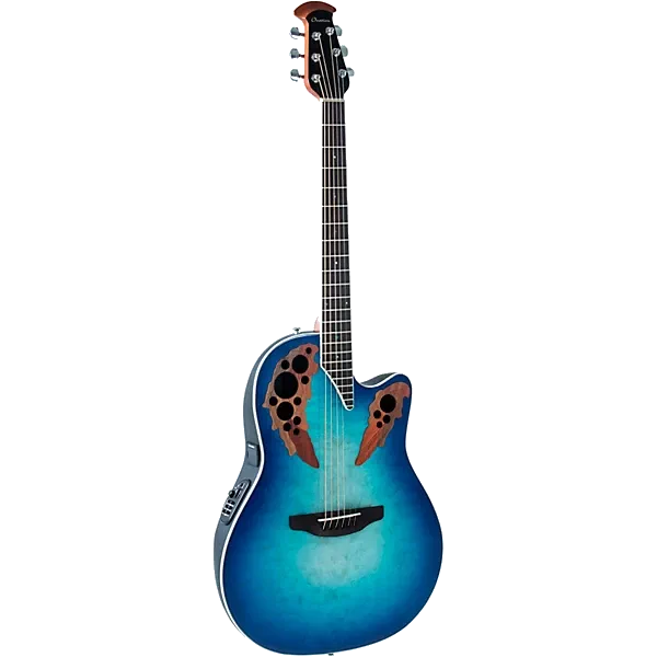 Ovation Celebrity Elite CE48P-RG Super Shallow Acoustic-Electric Guitar – Regal to Natural — view 2