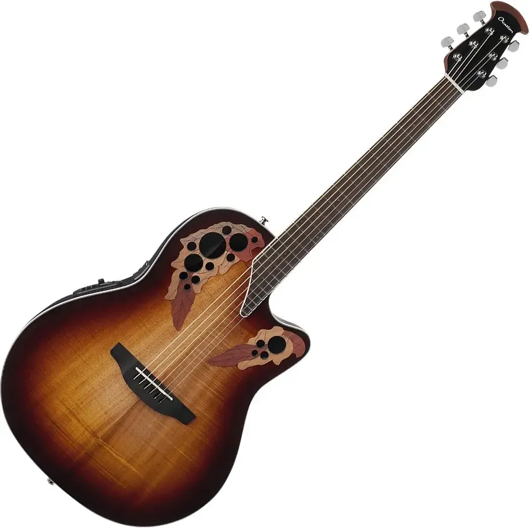 Ovation Celebrity Elite CE48P-KOAB Super Shallow Acoustic-electric Guitar - Koa Burst — view 2