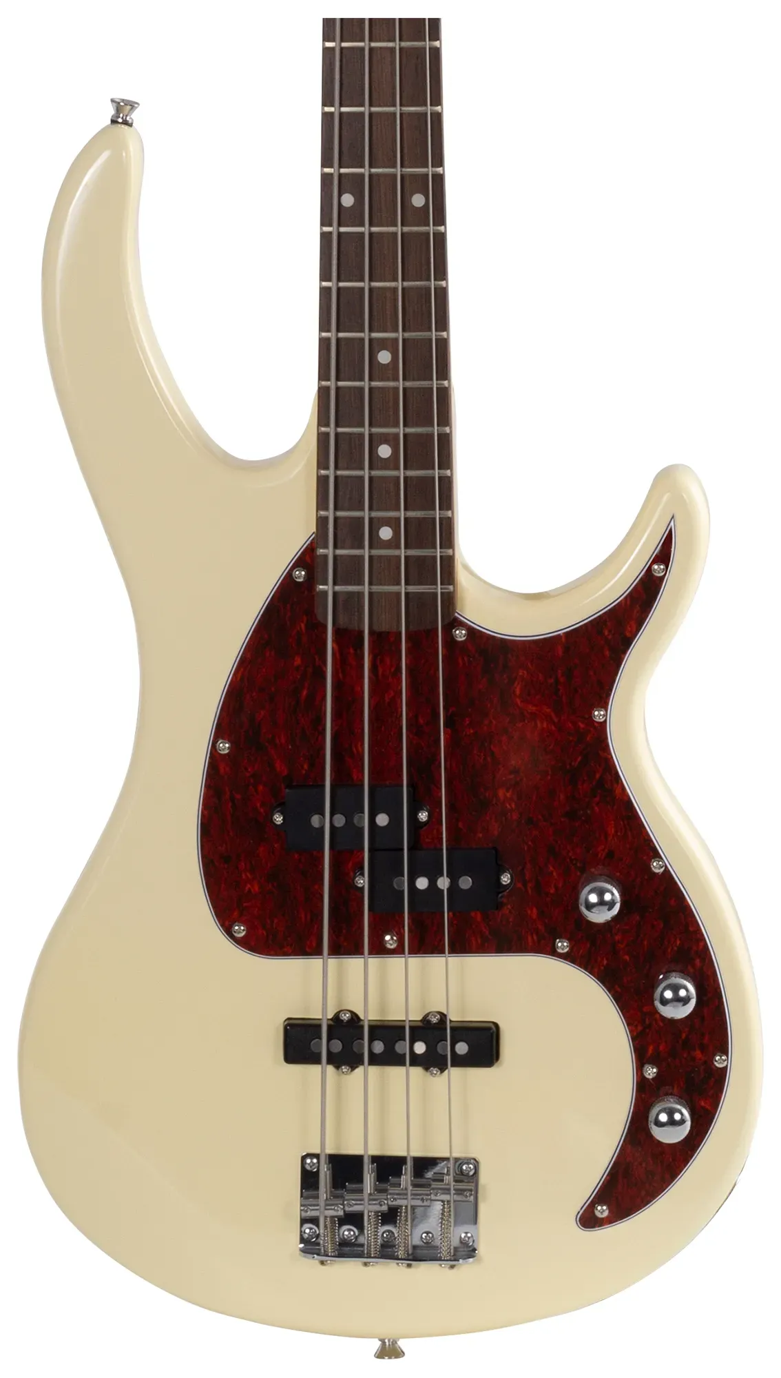 Peavey Milestone Series 4 String Bass Guitar – Ivory — view 1