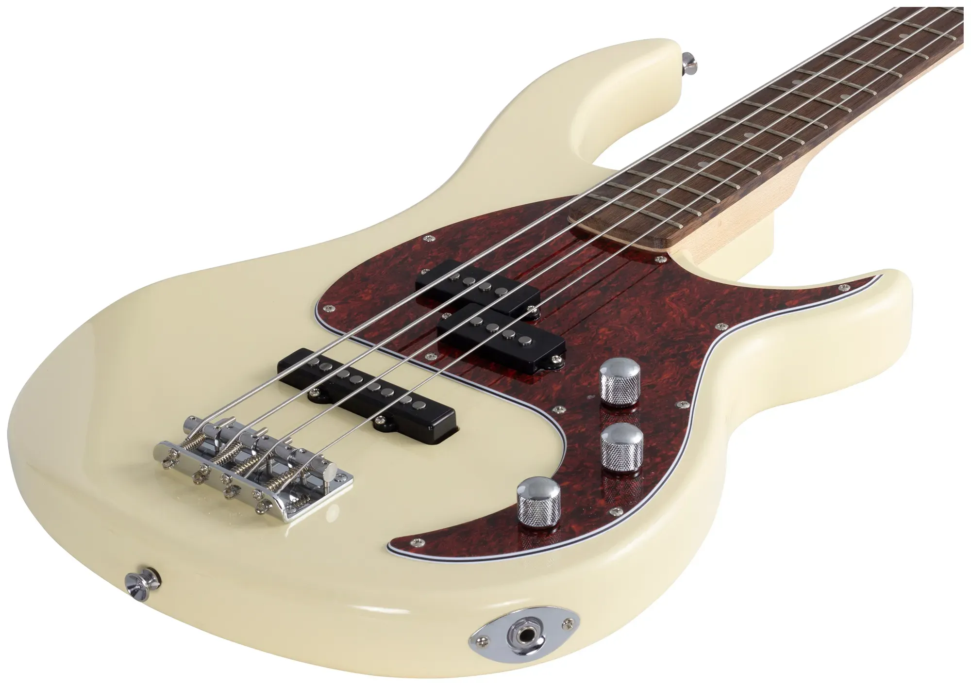 Peavey Milestone Series 4 String Bass Guitar – Ivory — view 3