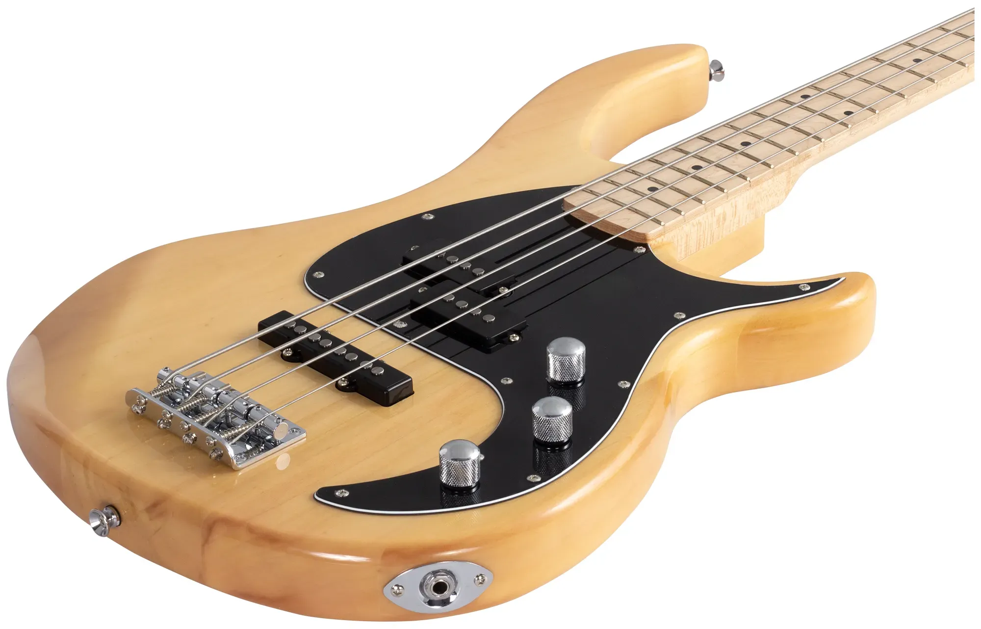 Peavey Milestone Series 4 String Bass Guitar – Natural — view 3