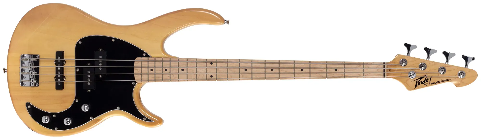 Peavey Milestone Series 4 String Bass Guitar – Natural — view 6