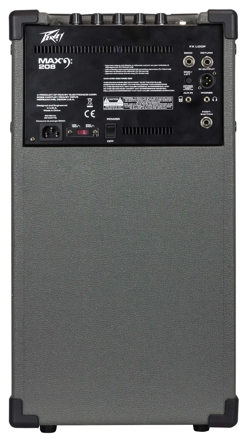Peavey MAX 208 2×8 inch 200-watt Bass Combo Amp — view 2