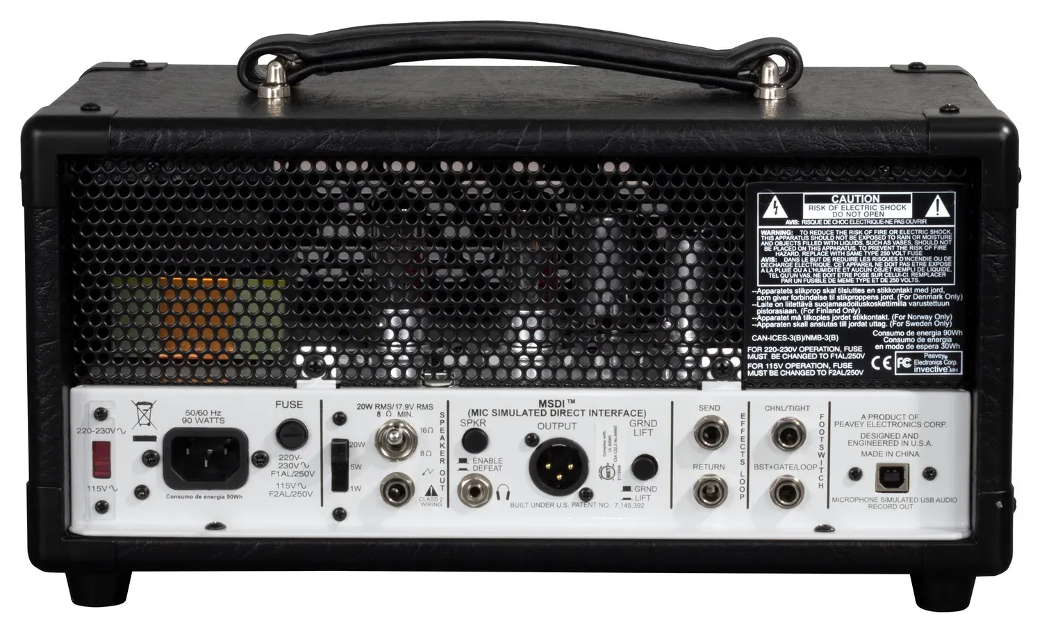 Peavey Invective® MH 20w Mini Amp Head — view 2