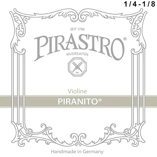 Pirastro Piranito Violin Single String E 1/4-1/8