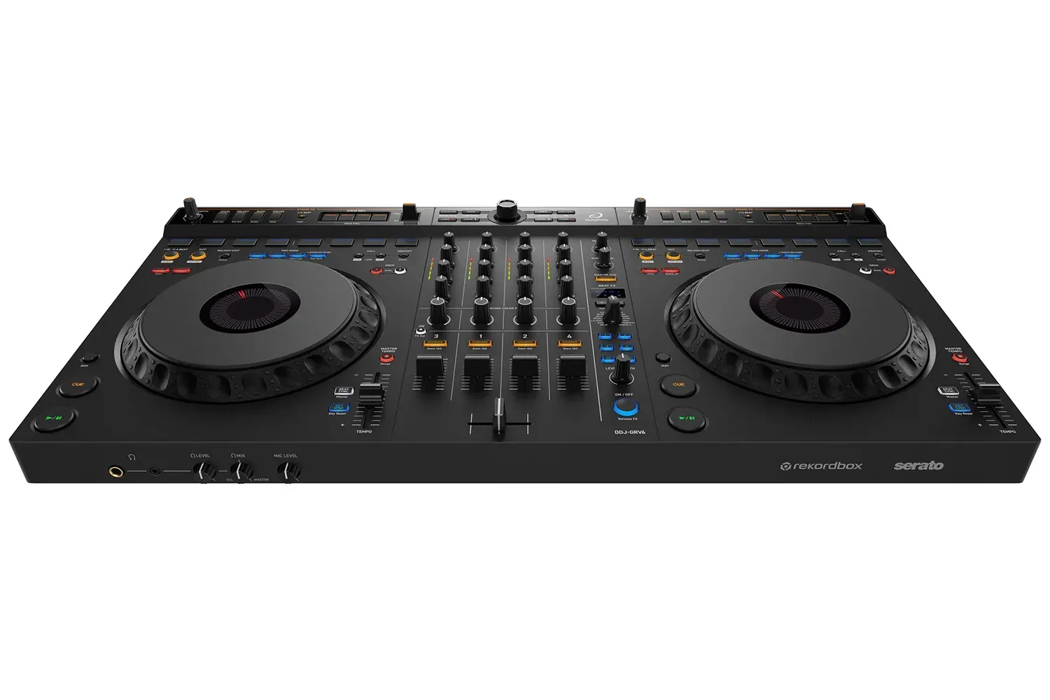 AlphaTheta DDJ-GRV6 4-channel DJ Controller with Groove Circuit — view 3
