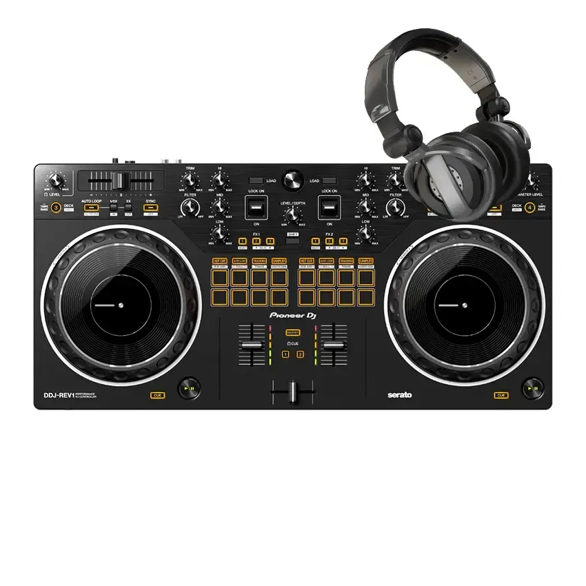 Pioneer DJ DDJ-REV1 2-deck DJ Controller + Headphones — view 1