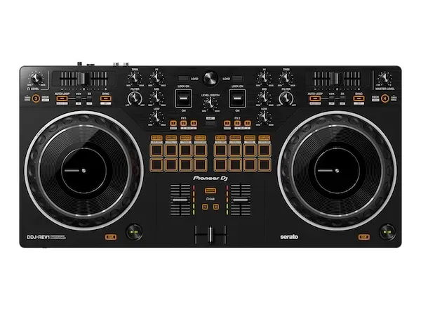 Pioneer DJ DDJ-REV1 2-deck DJ Controller + Headphones — view 2