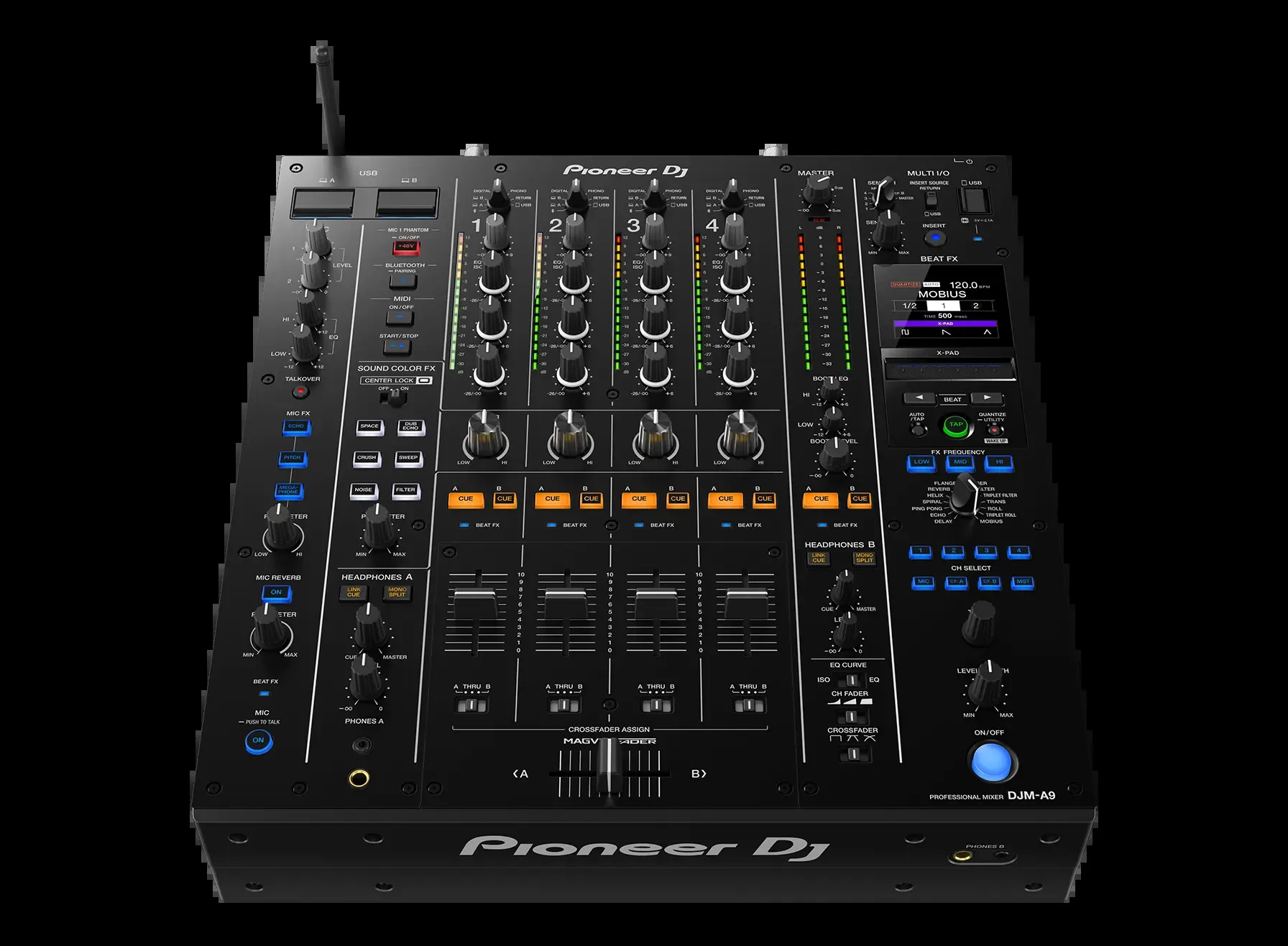 Pioneer DJ DJM-A9 4-channel DJ Mixer — view 2