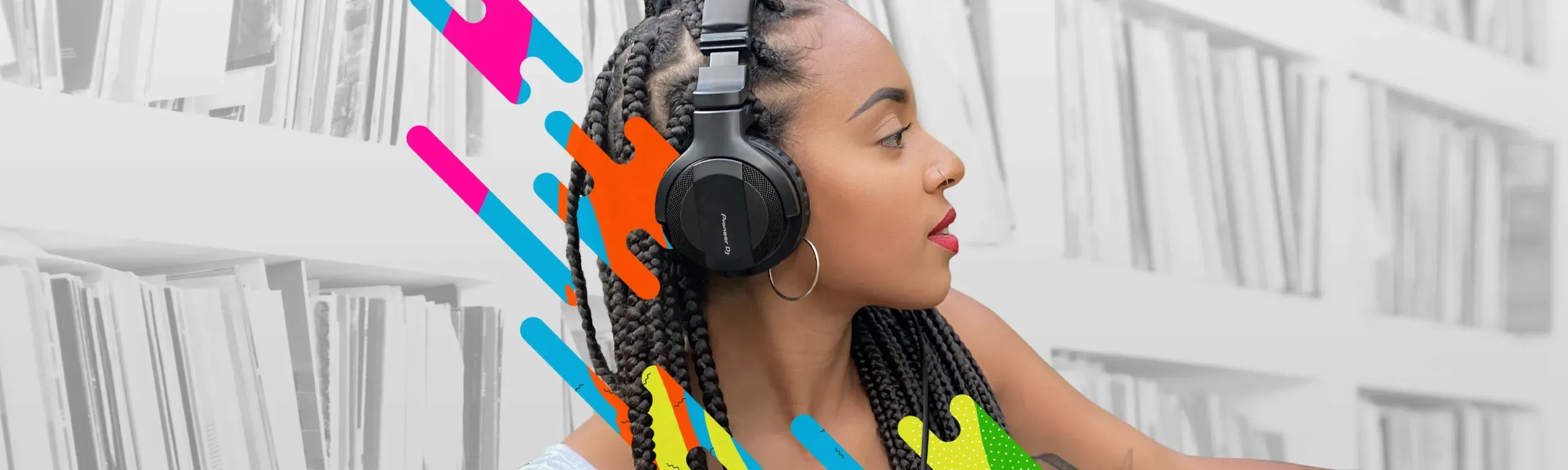 PIONEER HEADPHONES HDJ-CUE1 — view 2