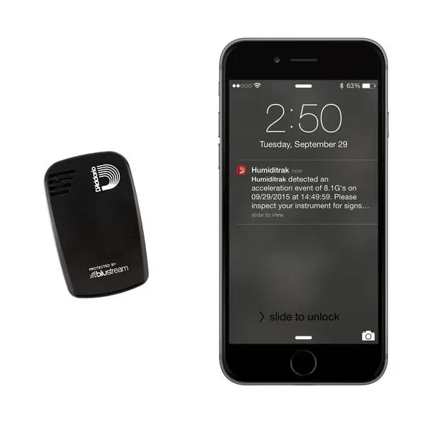 Planetwaves PWHTK01 Humiditrak Bluetooth Humidity and Temperature Sensor