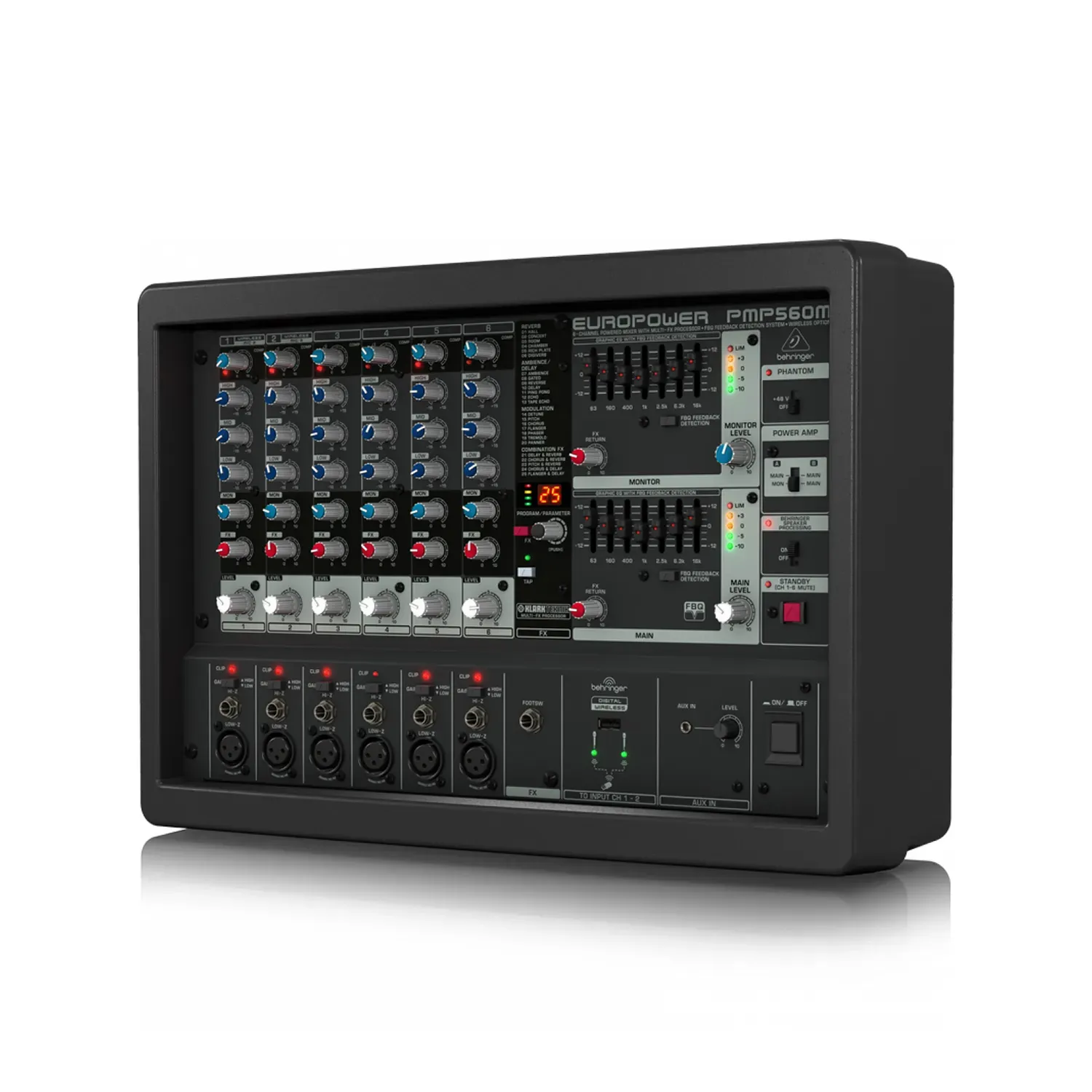 Behringer Europower PMP560M 6-channel 500W Powered Mixer