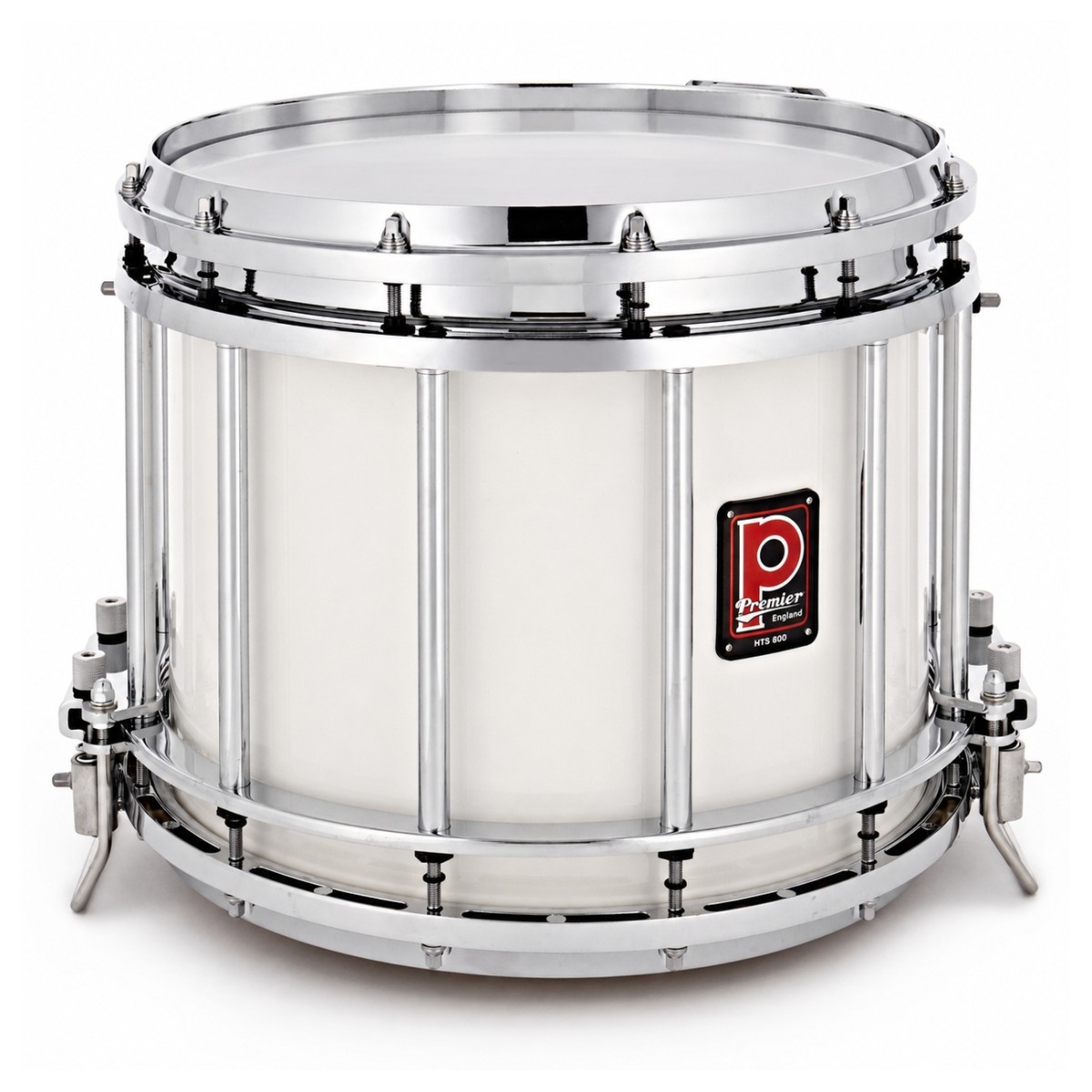 Premier Marching HTS 800 14 x 12 inch Snare Drum – Ivory — view 2