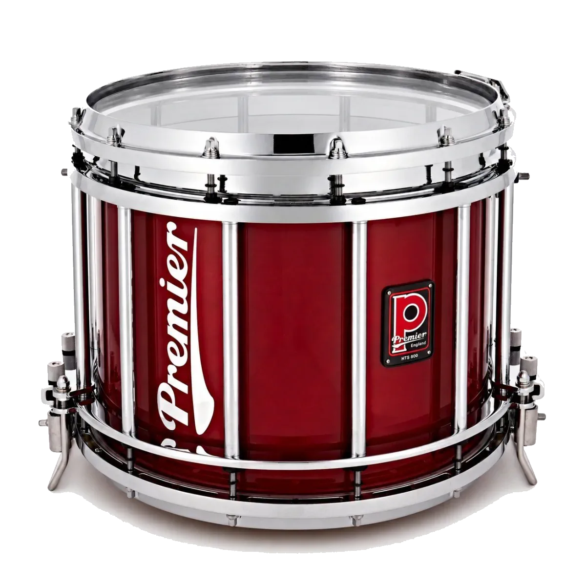 Premier Marching HTS 800 14 x 12 inch Snare Drum – Flame Red
