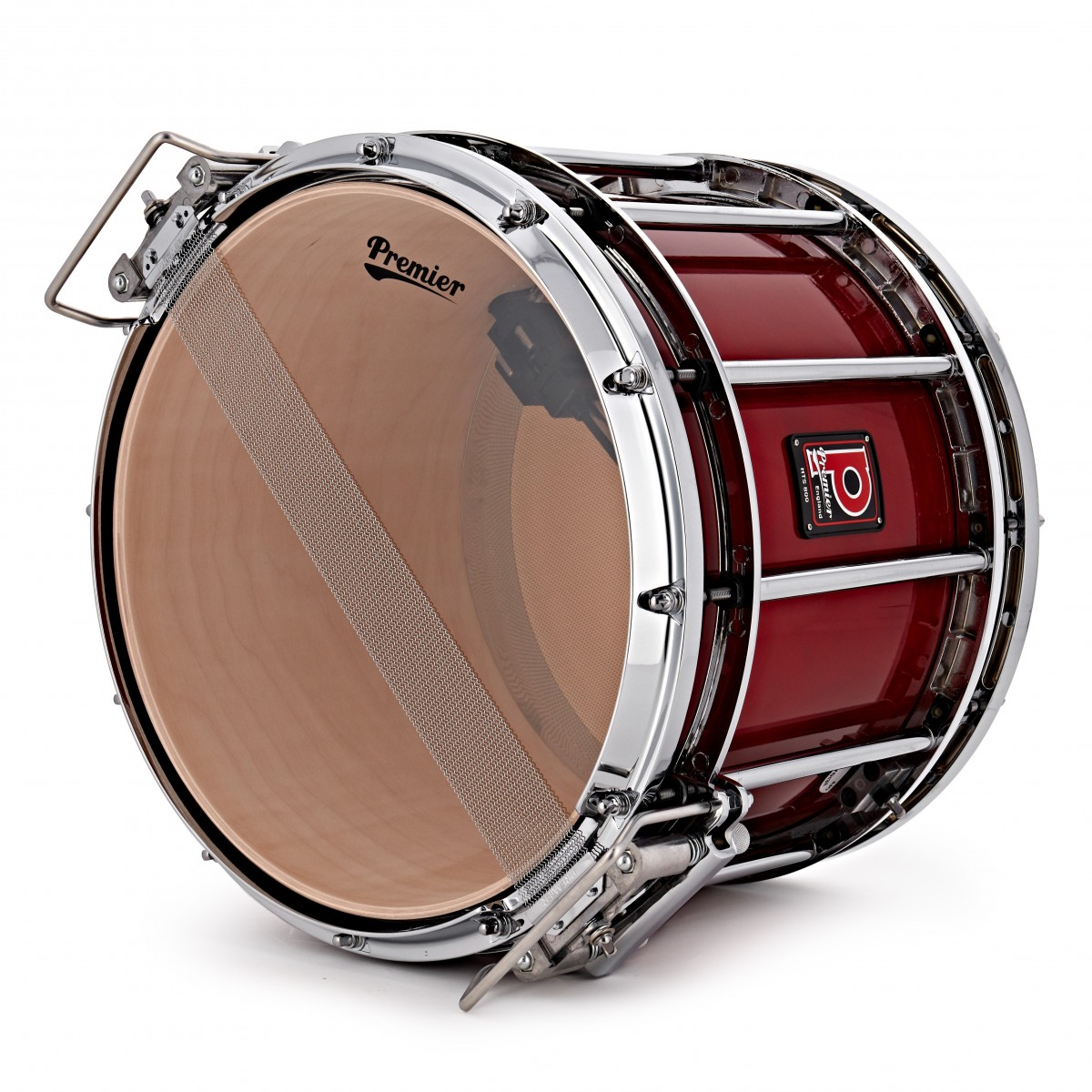 Premier Marching HTS 800 14 x 12 inch Snare Drum – Flame Red — view 3