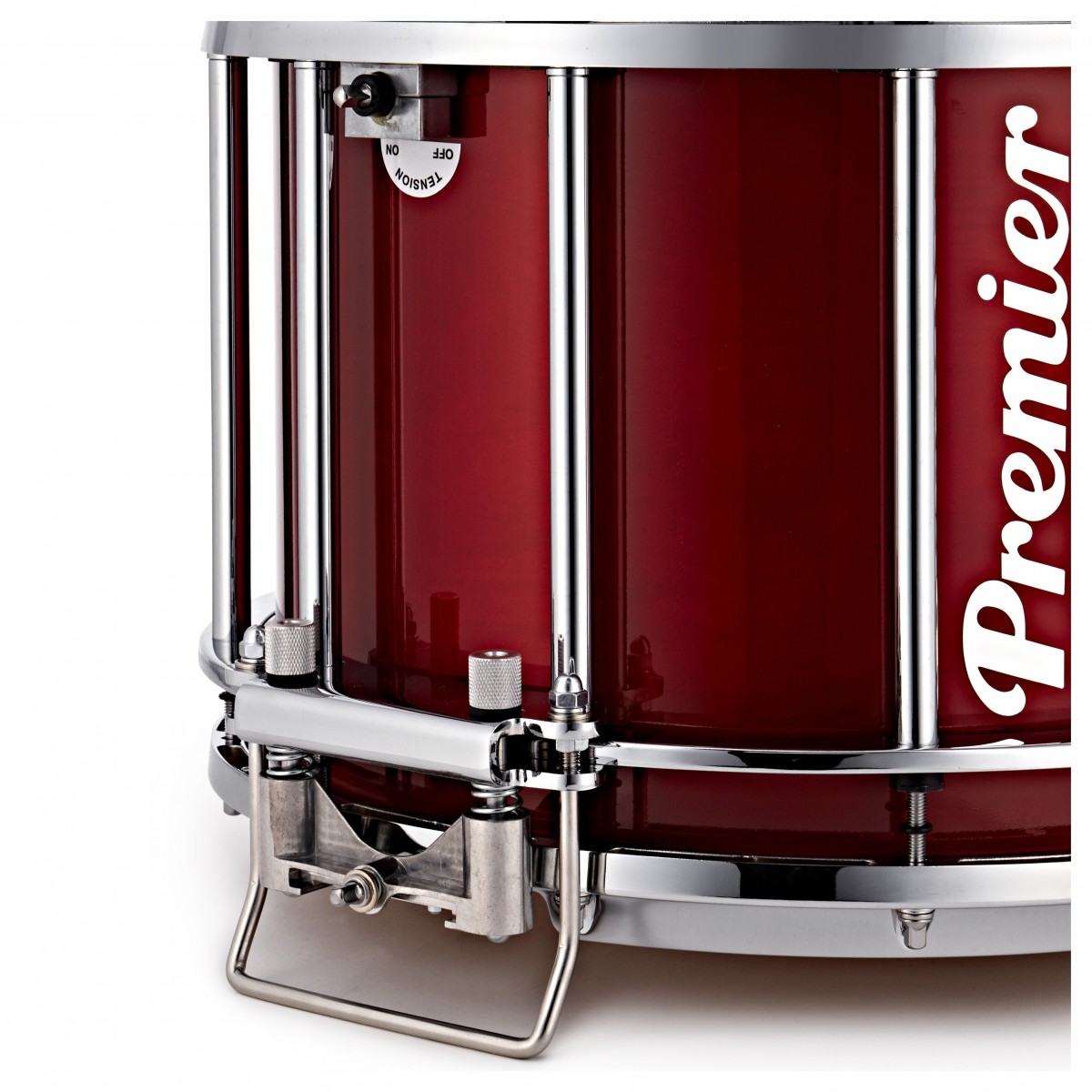 Premier Marching HTS 800 14 x 12 inch Snare Drum – Flame Red — view 4