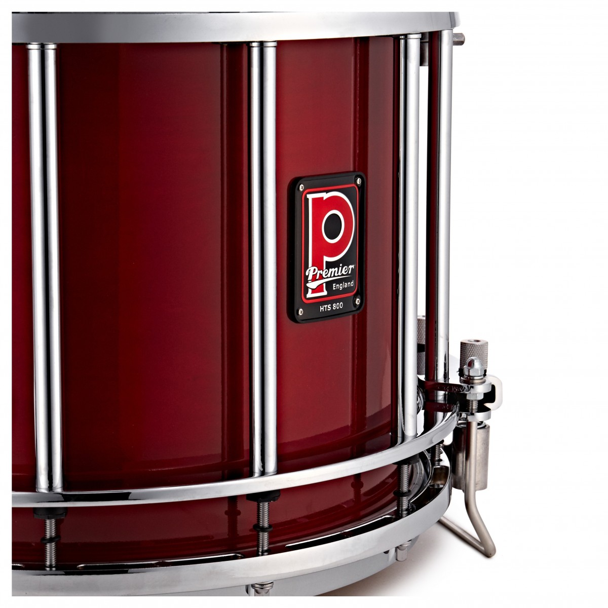 Premier Marching HTS 800 14 x 12 inch Snare Drum – Flame Red — view 5