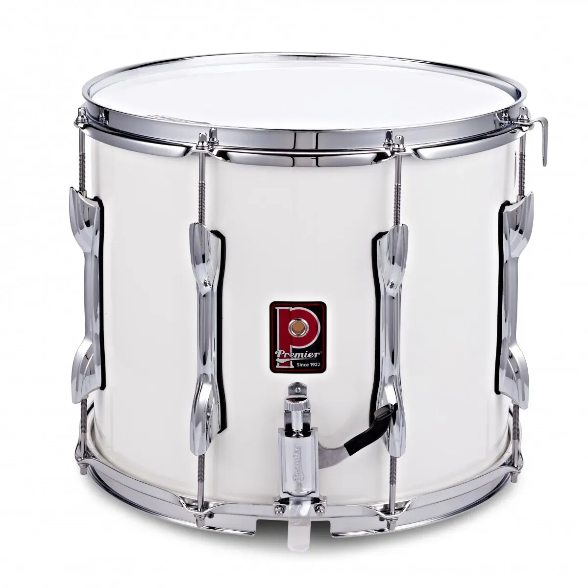 Premier Marching Traditional 14 x 12 inch Snare Drum - Ivory White