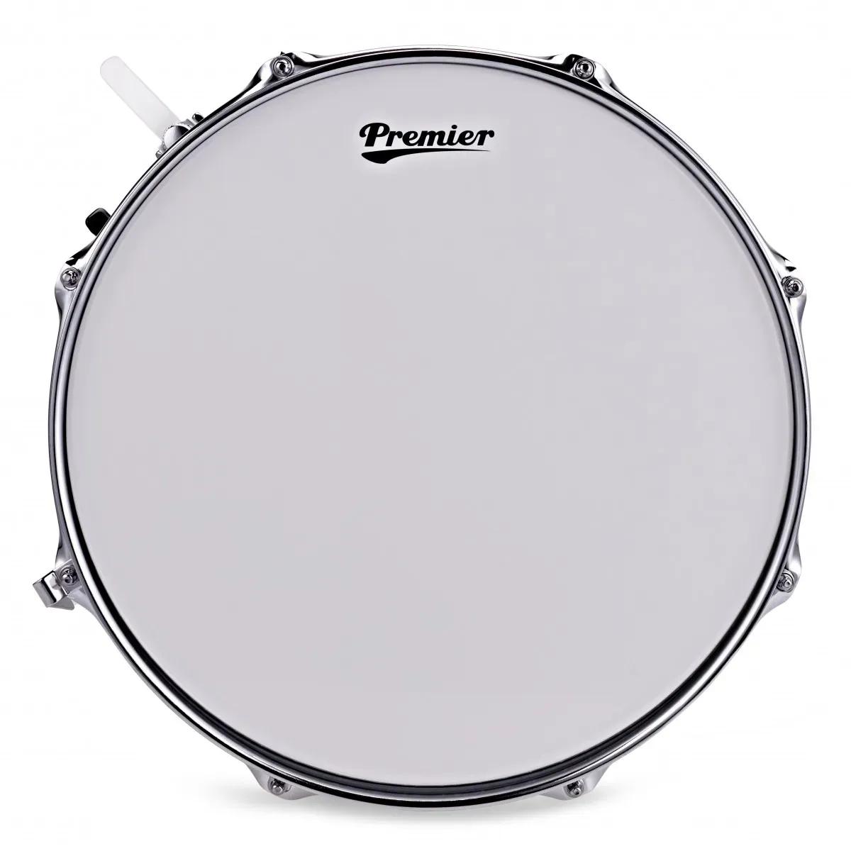 Premier Marching Traditional 14 x 12 inch Snare Drum - Ivory White — view 4