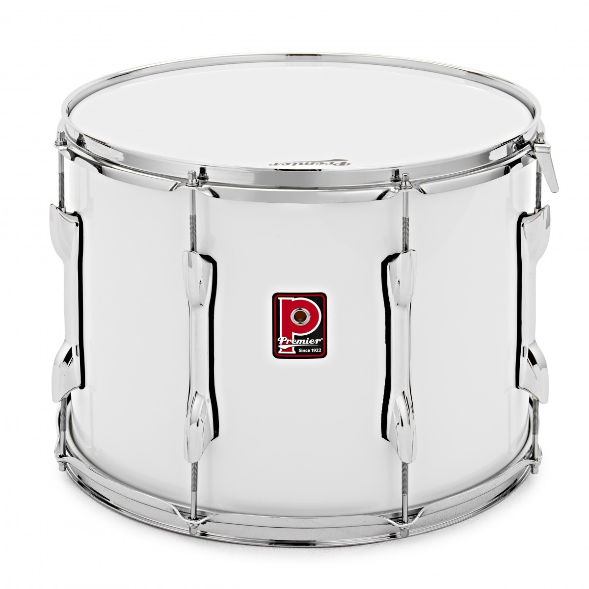 Premier Marching Traditional 16 x 12 inch Tenor Drum – White