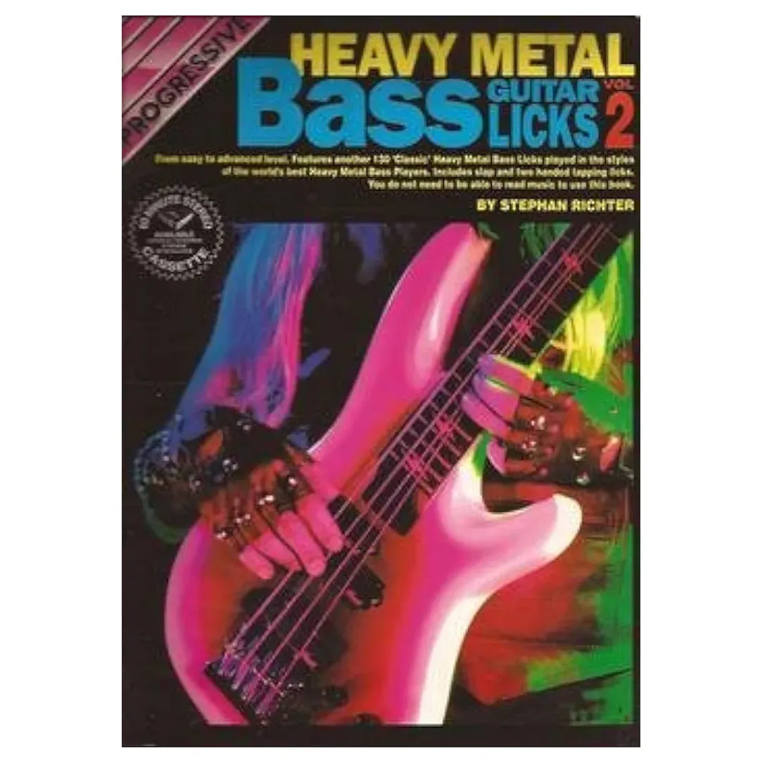 Progressive Heavy Metal Bass Guitar Licks Vol 2 + CD — view 1