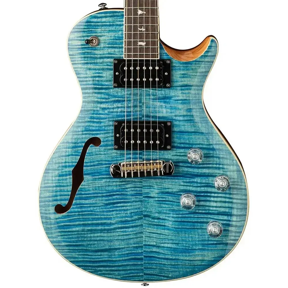 PRS SE Zach Myers 594 Semi Hollowbody – Myers Blue Electric Guitar - 2024