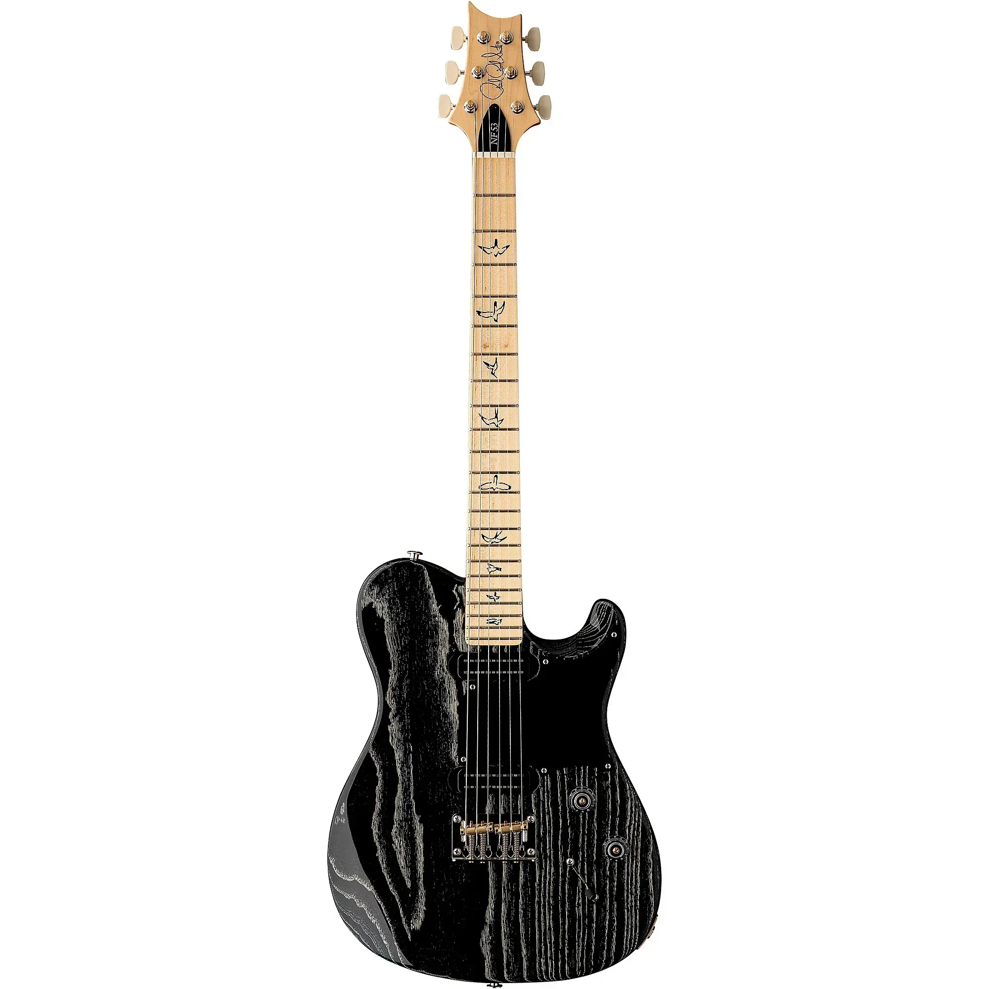 PRS NF 53 Electric Guitar, Maple Fretboard - Black Doghair — view 2