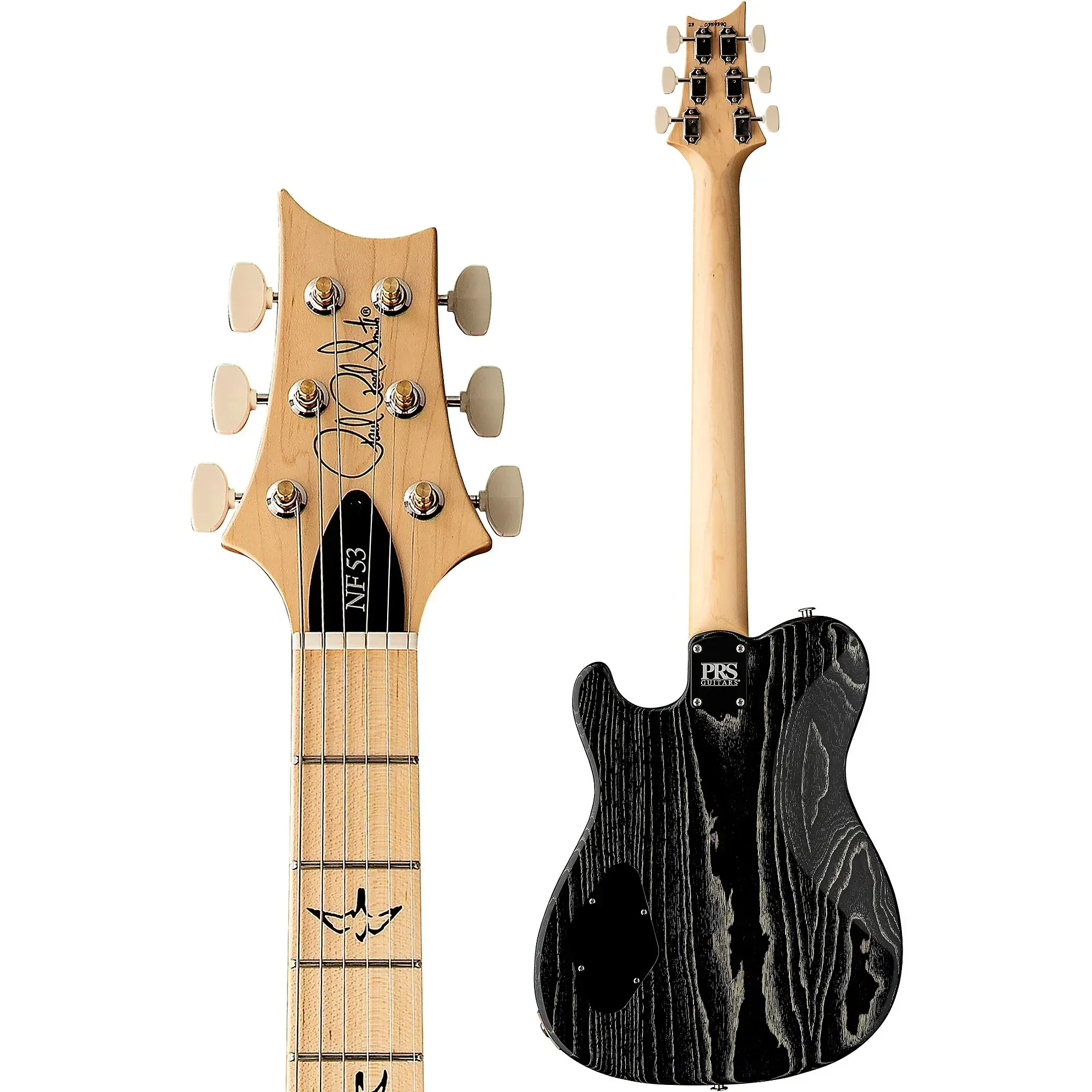 PRS NF 53 Electric Guitar, Maple Fretboard - Black Doghair — view 4