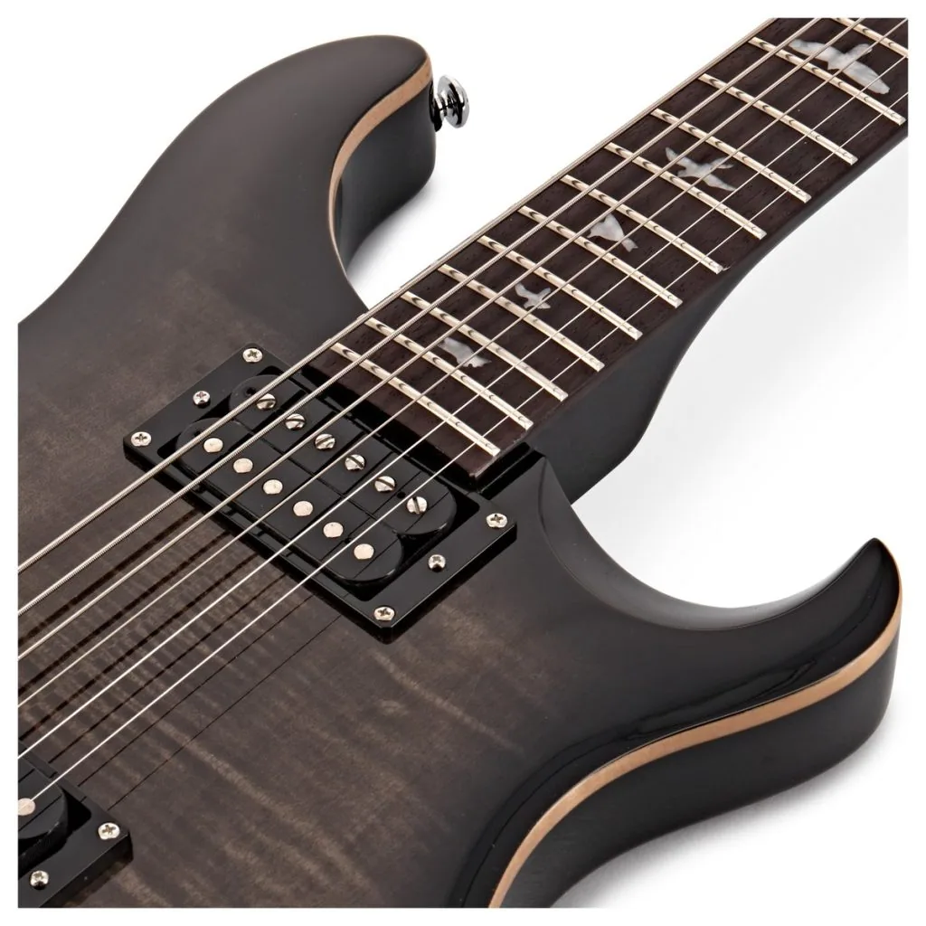 PRS SE 277CA Baritone Electric Guitar - Charcoal Burst — view 5