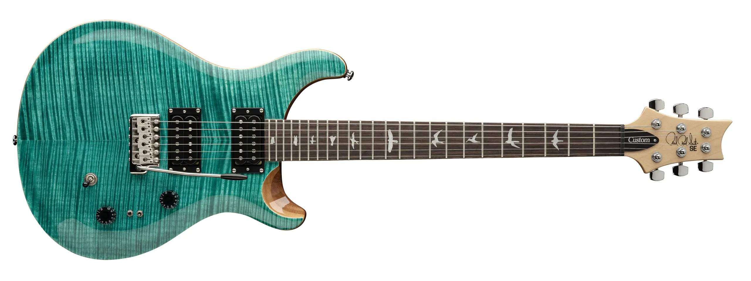 PRS SE Custom 24-08 Electric Guitar - Turquoise — view 2