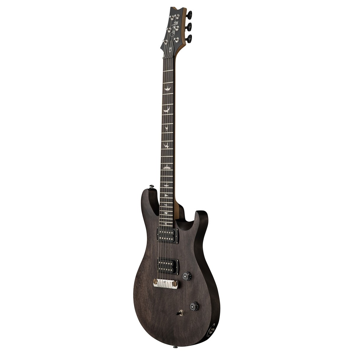PRS SE CE24 Standard Stoptail Satin Electric Guitar – Charcoal — view 3