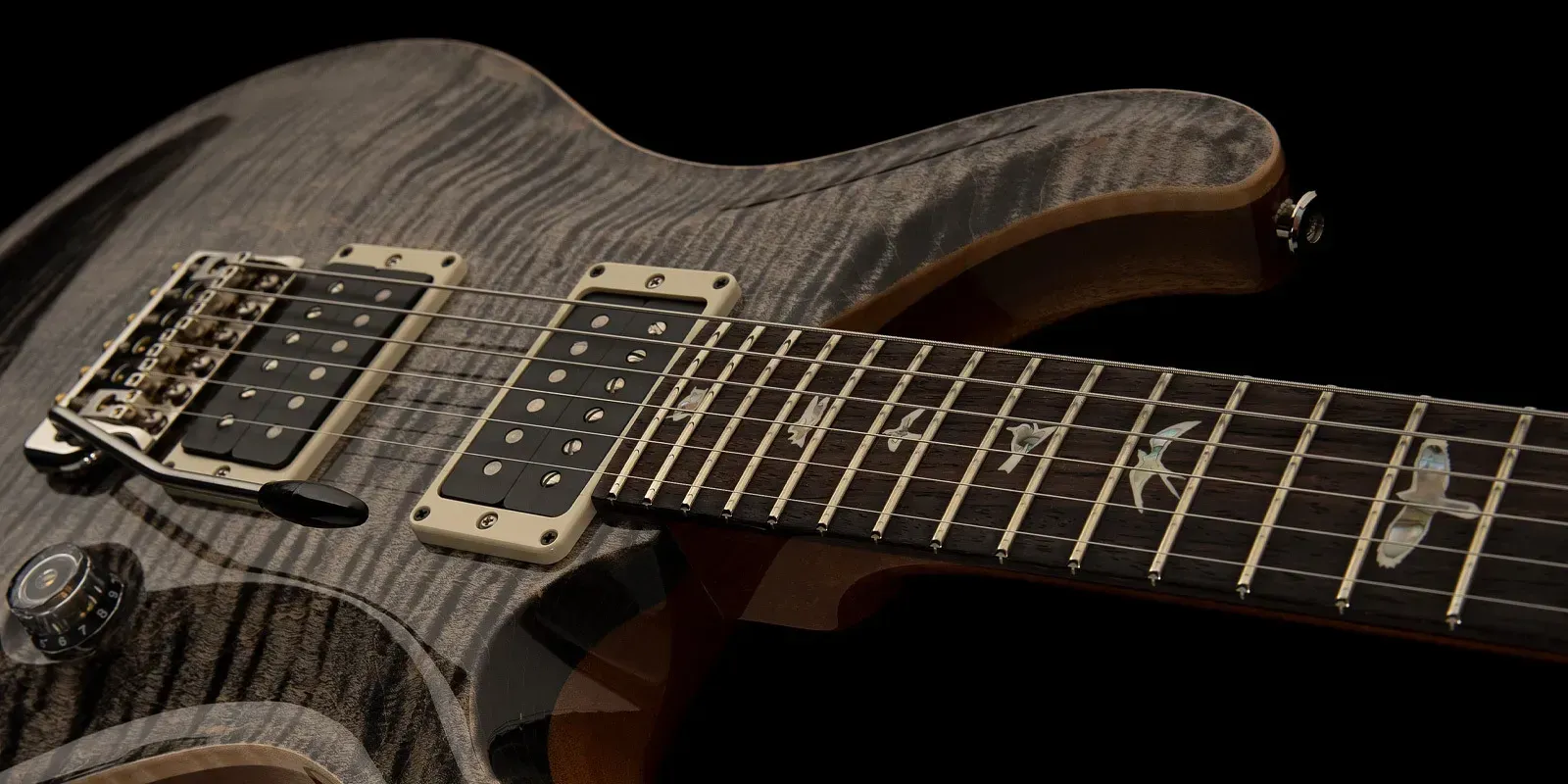 PRS SE Custom 24 Electric Guitar - Charcoal — view 3