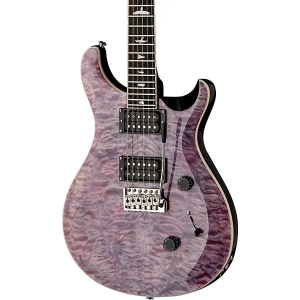 PRS SE Custom 24 Electric Guitar - Quilted Violet — view 3