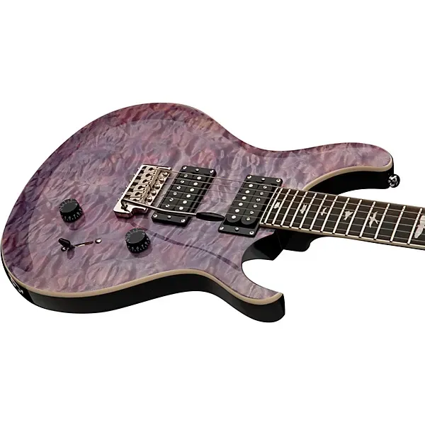 PRS SE Custom 24 Electric Guitar - Quilted Violet — view 4