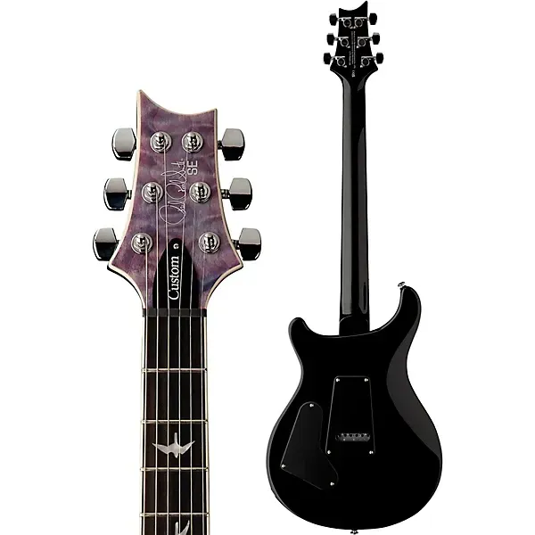 PRS SE Custom 24 Electric Guitar - Quilted Violet — view 7