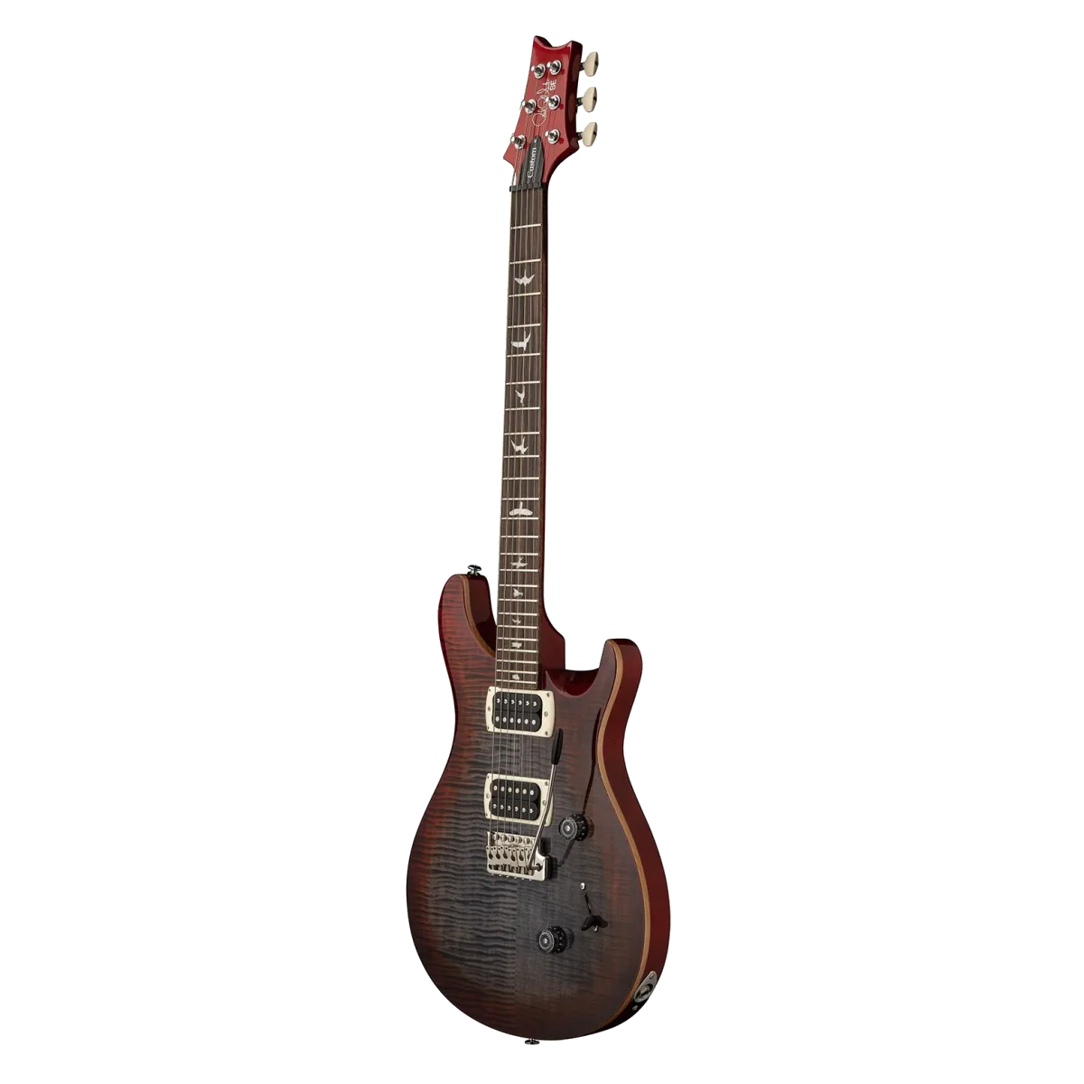 PRS SE Custom 24 Electric Guitar – Charcoal Cherry Burst — view 3